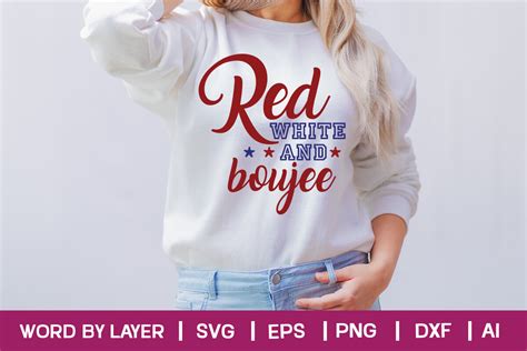 Red White And Boujee Graphic By Digitalart Creative Fabrica