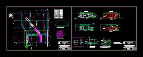 Captacion Tipo Presa En DWG 476 25 KB Librería CAD