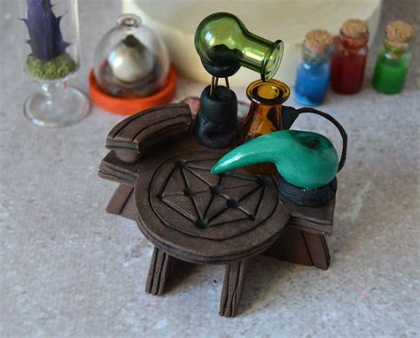 Skyrim Alchemy Table Miniature Skyrim Alchemy Lab Elder Etsy Canada