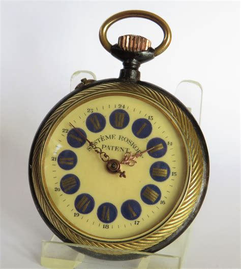 Unique Antique Système Roskopf Patent Pocket Watch