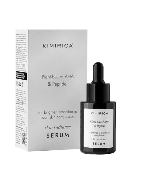 Buy Kimirica Plant Based Aha And Peptide Skin Radiance Face Serum 30 Ml