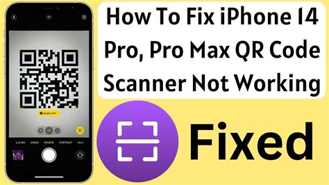 How To Fix IPhone 14 Plus Pro Pro Max QR Code Scanner Not Working