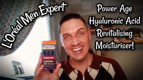 L Oréal Men Expert Power Age Hyaluronic Acid Revitalising Moisturiser