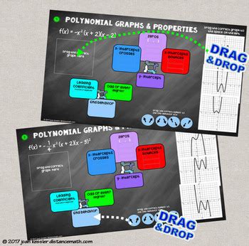 Polynomials Graphs and Key Properties Digital Activity and PRINTABLE