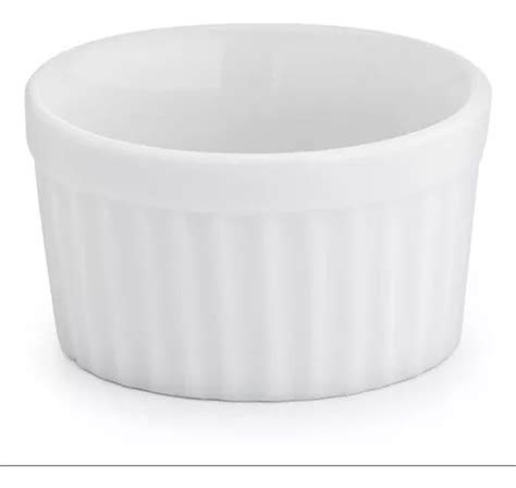 Ramekin Pequeno Porta Molho Ml Porcelana Branca Buffet