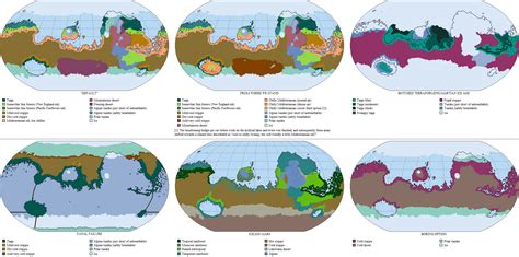 Six Terraformed Mars Climate Maps by AlexanderNorthAH on DeviantArt