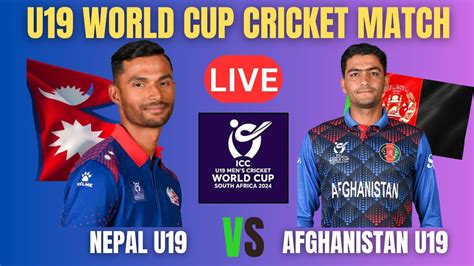 Nepal U19 Vs Pakistan U19 Live Nepal Vs Pakistan Icc U 19 World Cup