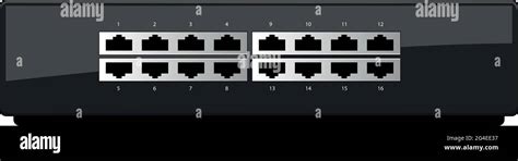 Network Switch Port Diagram