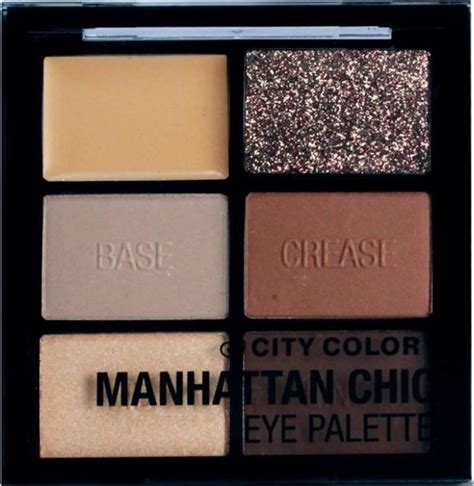 City Color Manhattan Chic Eyeshadow Palette Kleuren Oogschaduw