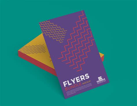 Free Stack Of Flyers Mockup Graphic Google Tasty Graphic Designs