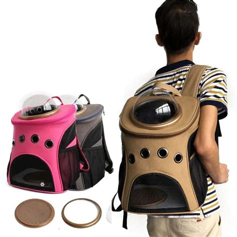 Space Capsule Astronaut Pet Cat Carrier Backpack Bubble Window For