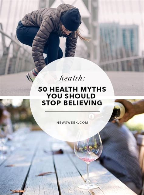 50 Health Myths You Should Stop Believing Health Myths Myths Health