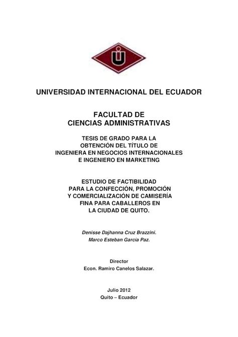 Pdf Universidad Internacional Del Ecuador Facultad De A Mi