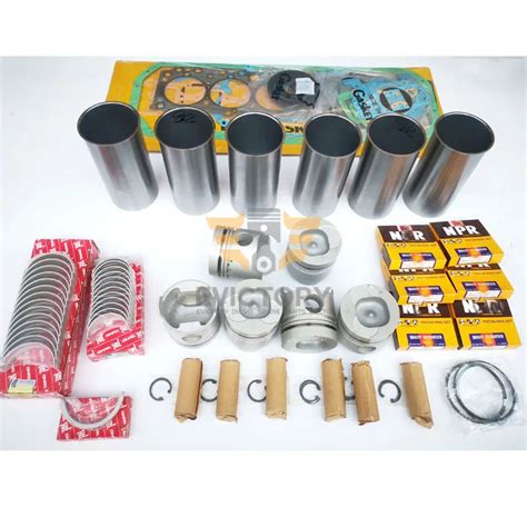 For ISUZU 6BD1 6BD1T Engine Overhaul Rebuild Kit Piston Ring Cylinder