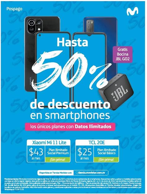 Oferta De Smartphones Pospago En Movistar El Salvador Enero