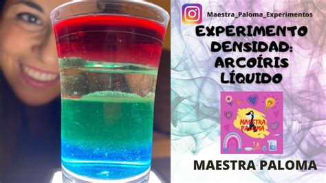 Experimento Densidad Líquidos Arcoiris En Un Vaso Youtube