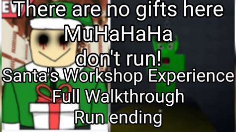 Santa S Workshop Experience Full Walkthrough Run Ending Roblox