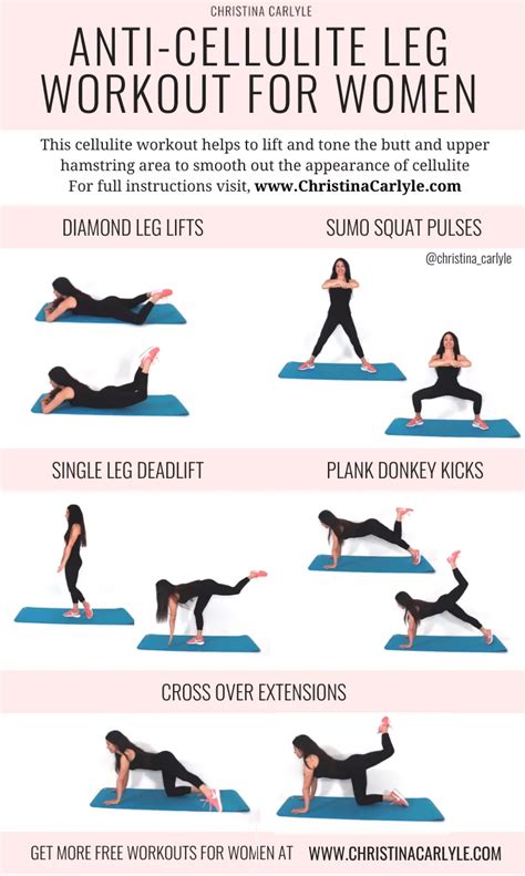 Fat Burning Butt Workout To Get Rid Of Cellulite Christina Carlyle