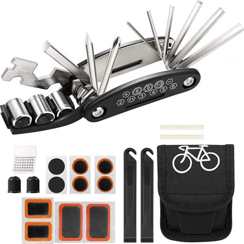 Kit de herramientas para bicicleta kit de reparación de pinchazos