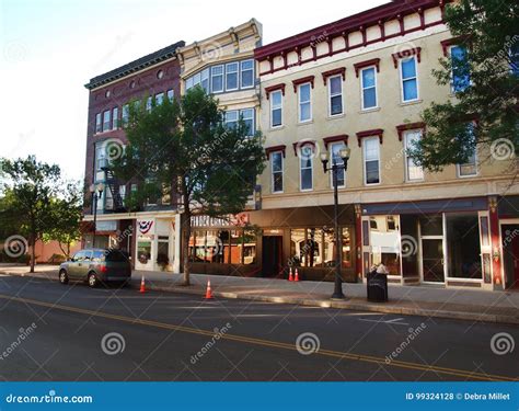 Geneva, New York editorial stock photo. Image of businesses - 99324128