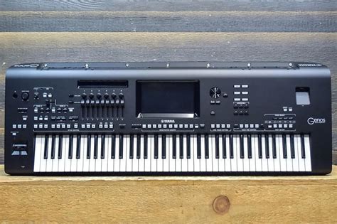 Yamaha Genos 76 Key Digital Arranger Workstation Keyboard Reverb