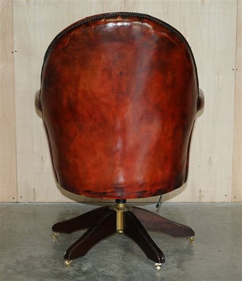 Circa 1900 Chesterfield Leather Directors Chair Antiques Atlas