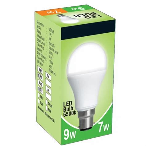 Duplex Paper LED Bulb Printed Box At Rs 4 5 Piece Duplex Cartons In