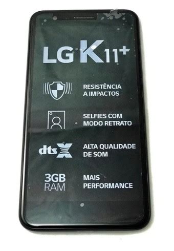 Tela Display Lcd Lg K11 K11 K11 Plus X410 Original Retirada Central