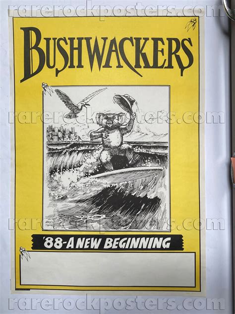 Bushwackers 88 A New Beginning Original 1988 Australian Gig Tour