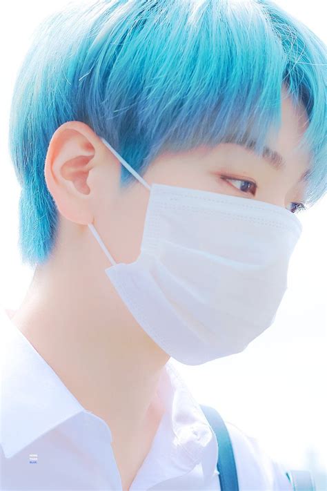 Soobin Pics On Twitter Blue Hair Txt Pics