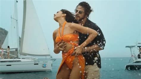 Pathaan Release Deepika Padukones Saffron Bikini Scene From Besharam