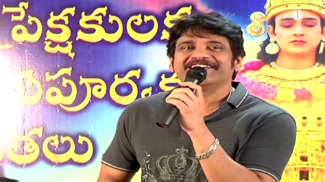 Nagarjuna Speech At Om Namo Venkatesaya Movie Success Meet SVV YouTube