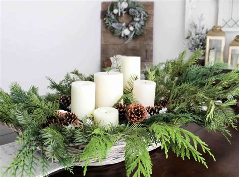 How To Make A Christmas Centerpiece With Greenery Ideas Storables