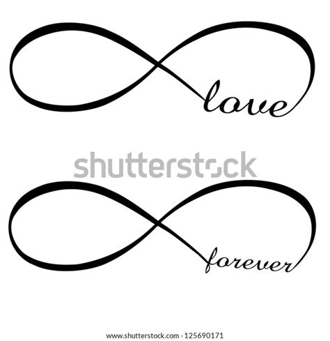 Infinity Love Forever Symbol Stock Vector (Royalty Free) 125690171 ...