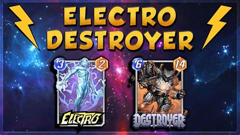 ELECTRO DESTROYER BEST ELECTRO RAMP DECK Guide Gameplay MARVEL