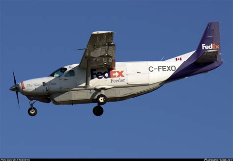 C Fexo Federal Express Fedex Cessna B Super Cargomaster Photo By