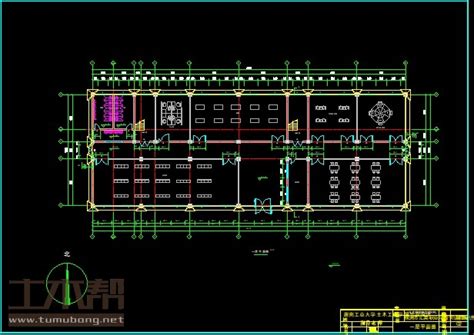 5层框架结构教学楼土木工程建筑结构施工组织毕业设计长54米宽192米面积5184平方米土木工程毕业设计土木帮