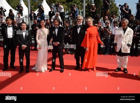 May 25 2023 CANNES France CANNES FRANCE MAY 25 L R Aoi Yamada