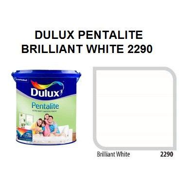 Dulux Pentalite Brilliant White Galon Liter Lazada Indonesia