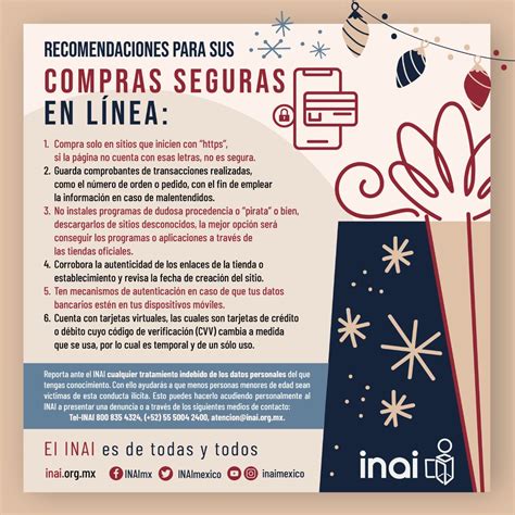 INAI On Twitter El INAI Te Comparte Algunas Recomendaciones Para Que