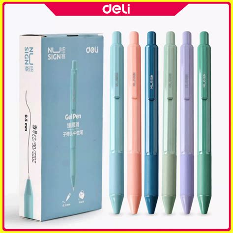 Deli Nusign Ns Press Writing Gel Pen Ballpen Mm Perfect Smooth