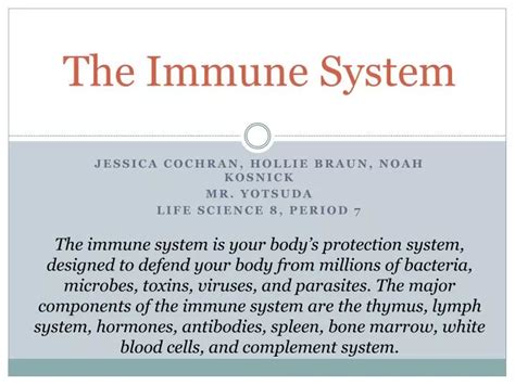 Overview Of Immune System Ppt