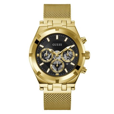 Reloj Guess Hombre Gw G Esterilla Dorado Joyeriacanovas