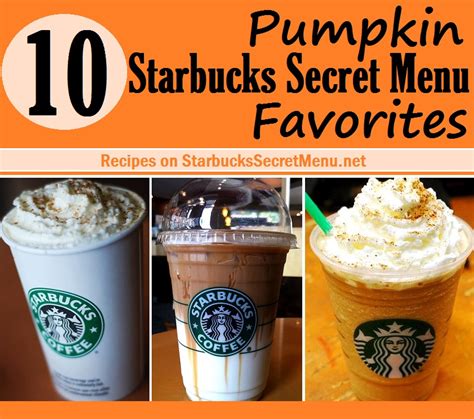 10 Pumpkin Starbucks Secret Menu Favorites | Starbucks Secret Menu