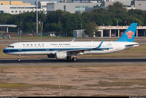 B 8677 China Southern Airlines Airbus A321 211 WL Photo By ZGGGRWY01