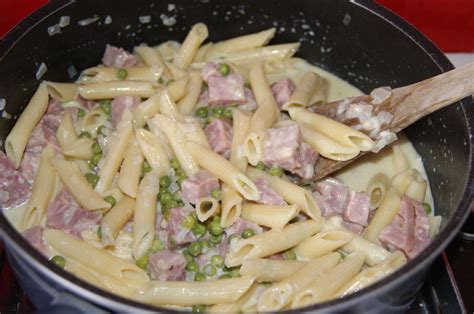 Pennes Au Jambon Et Aux Petits Pois Lola En Cuisine