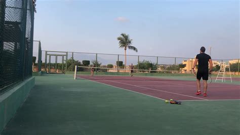 Tennis Salalah Oman 2018 Urlaub 4K Video YouTube