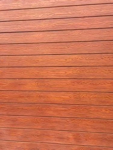 Long Lasting Fireproof Strong Rectangular Wood Finish Fibre Cement