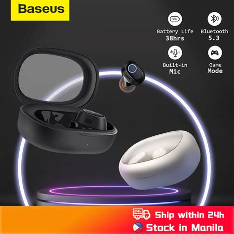 Baseus Wm E Tws Wireless Earphones Bluetooth Earbuds In Ear