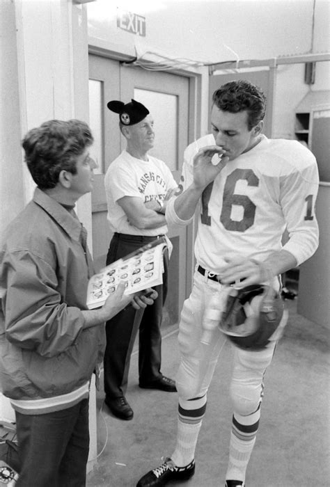 Photos Of Chiefs Len Dawson Smoking Cigarette At Super Bowl I Are